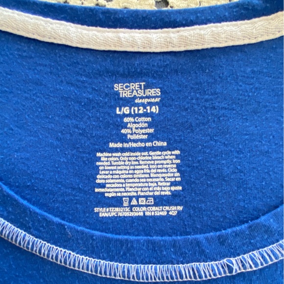 + Plus Size Bundle Sale - Secret Treasures Sleepwear Robe and PJ Set - Size L/XL - Picture 9 of 16